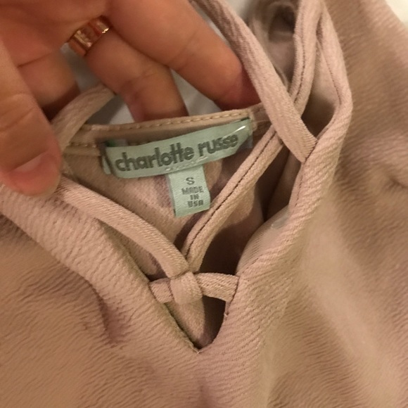 Charlotte Russe Nude Bodysuit - Picture 3 of 3